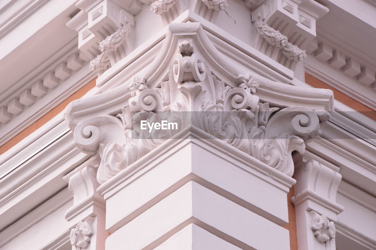 Low angle view of historical building
