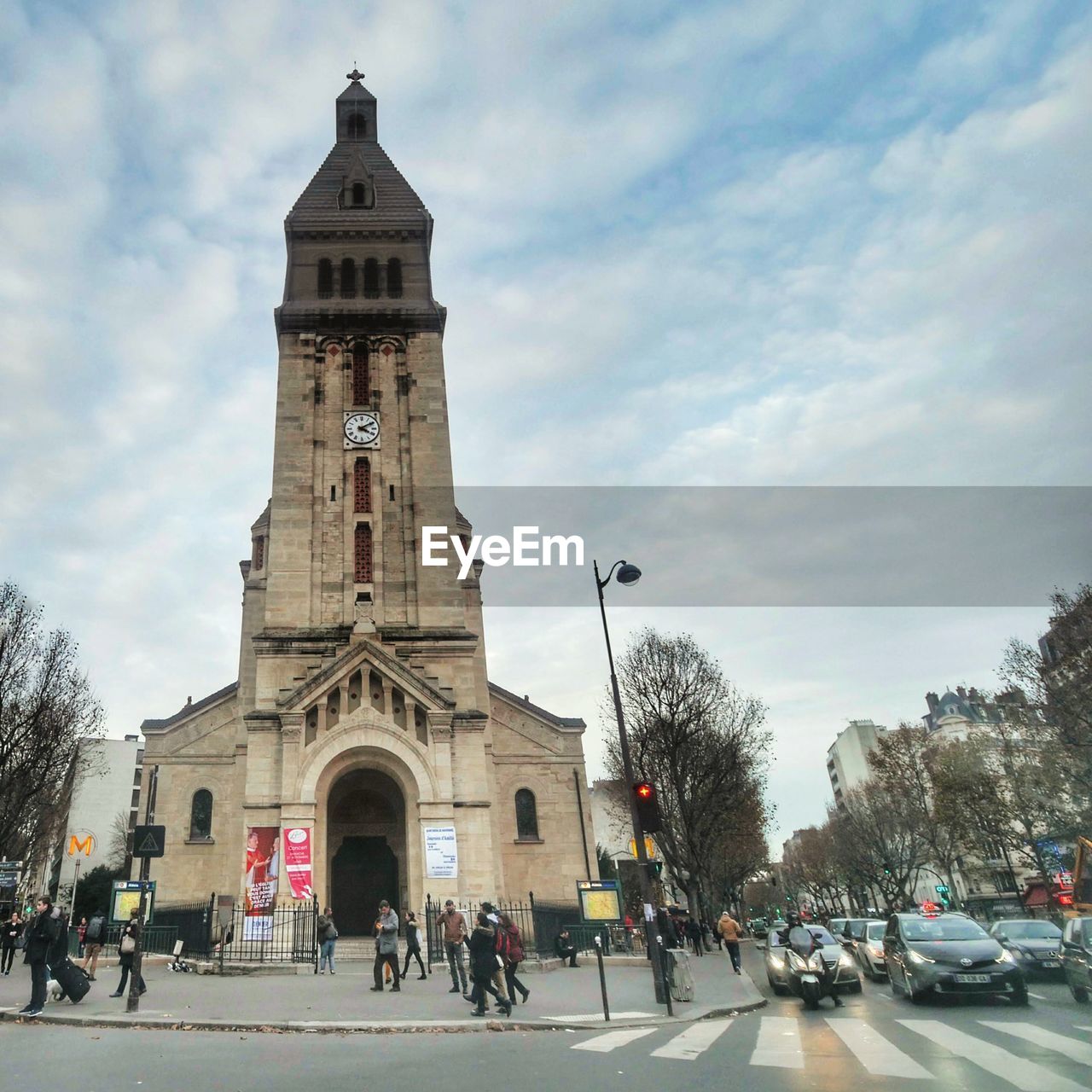 VIEW OF A CLOCK TOWER