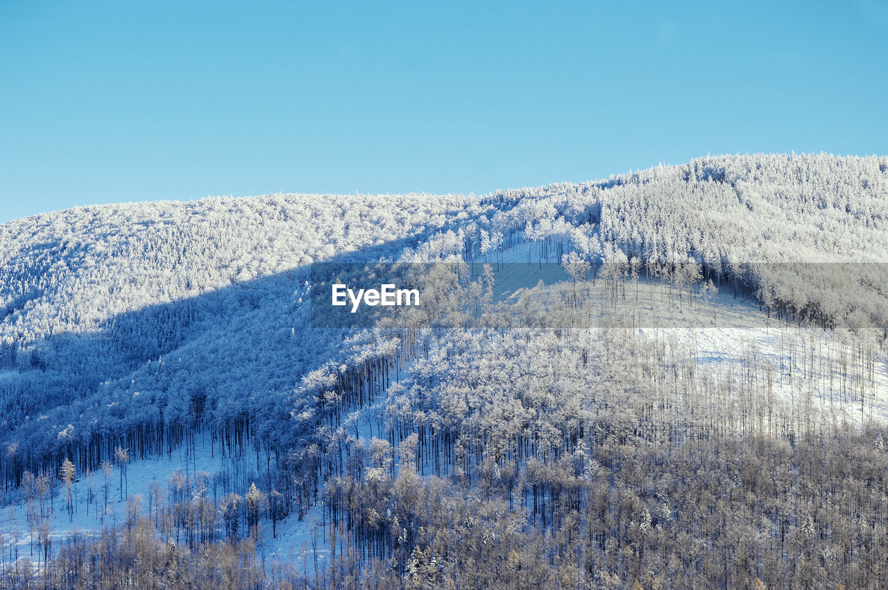 SCENIC VIEW OF SNOWCAPPED MOUNTAIN AGAINST SKY