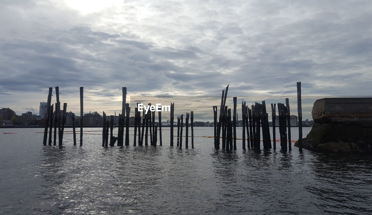 Panoramic view of sea against sky