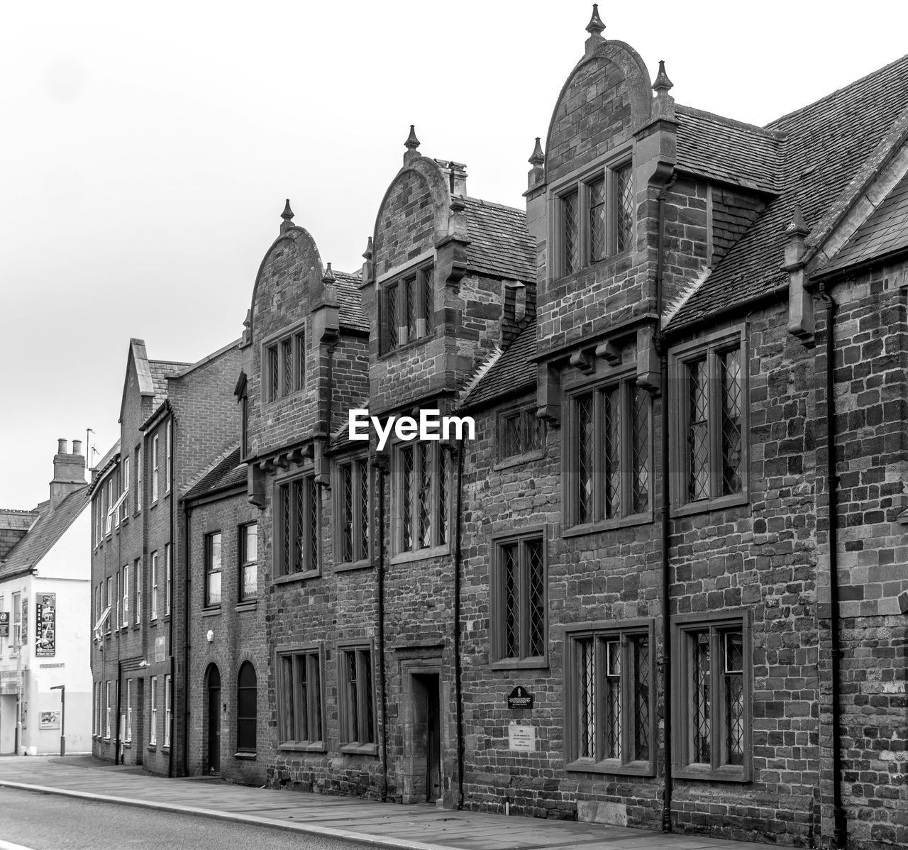 Low angle view of hazelrigg house in city