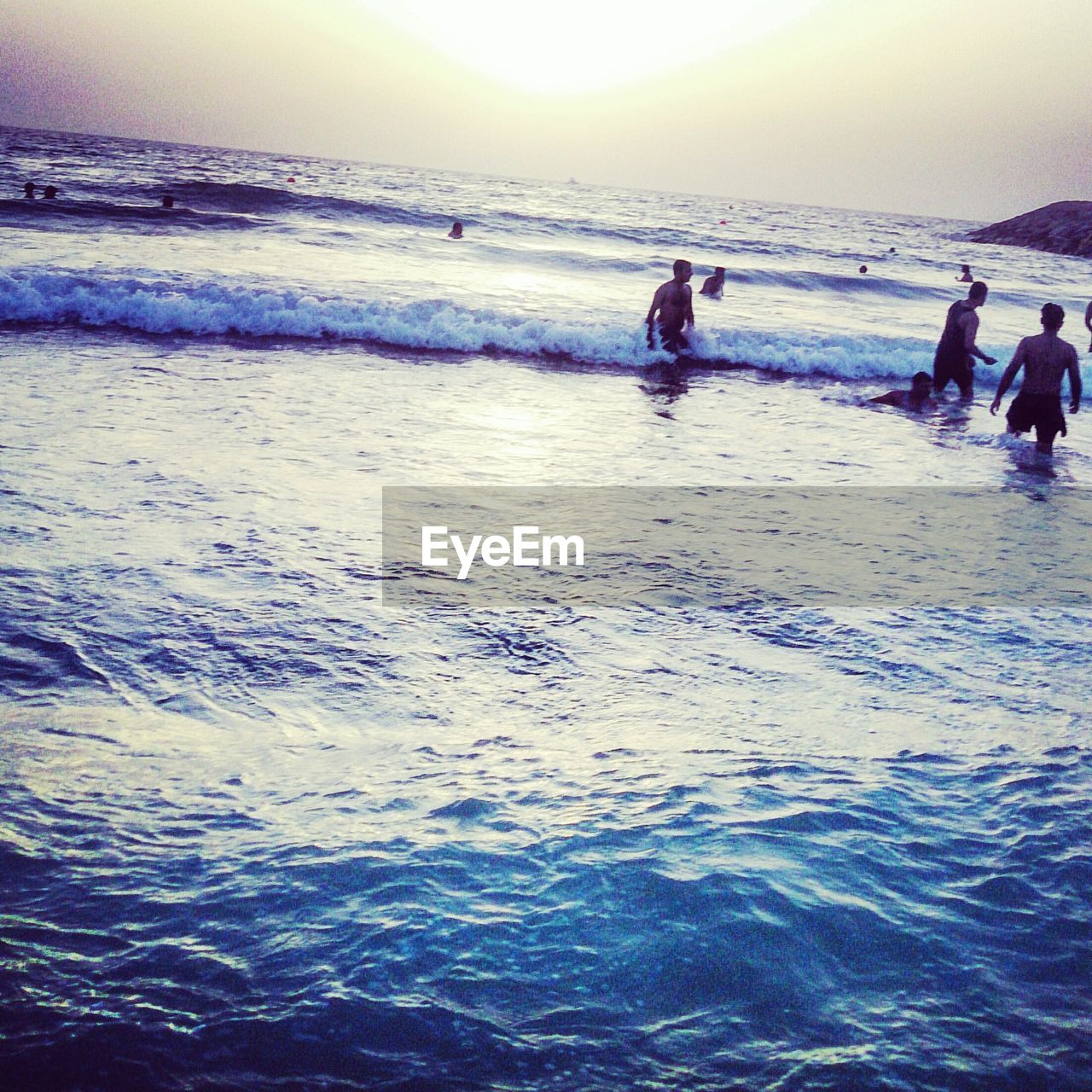 TOURISTS ON BEACH