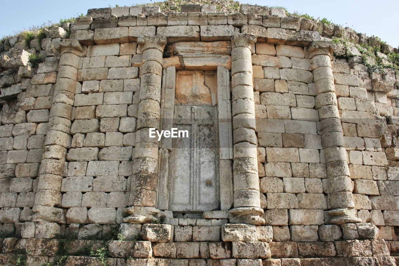 View of old ruins