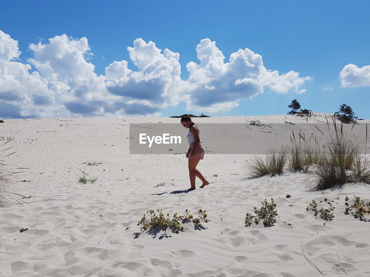 Woman in the dunes