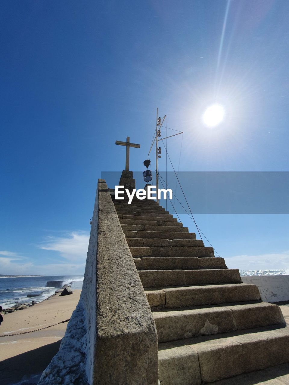 Low angle view of traditional building against blue sky