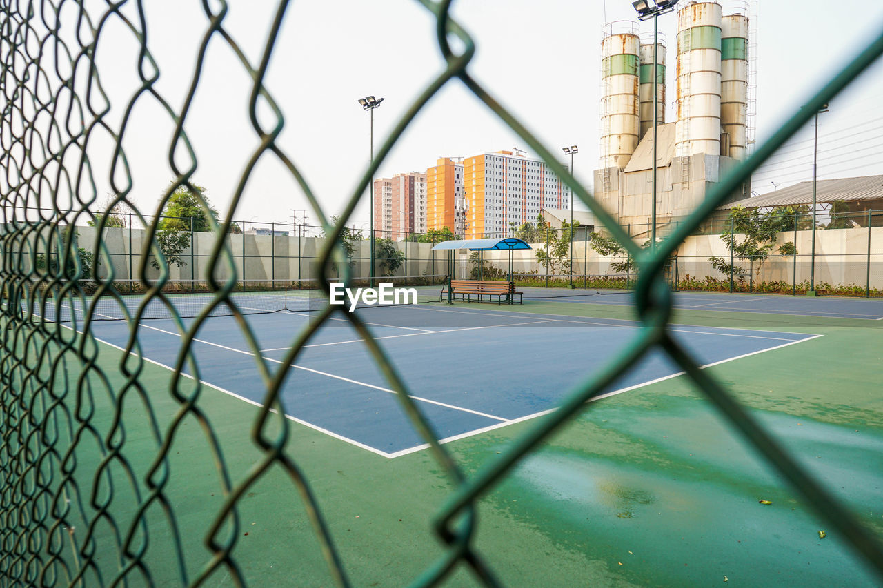 Close-up of chainlink fence