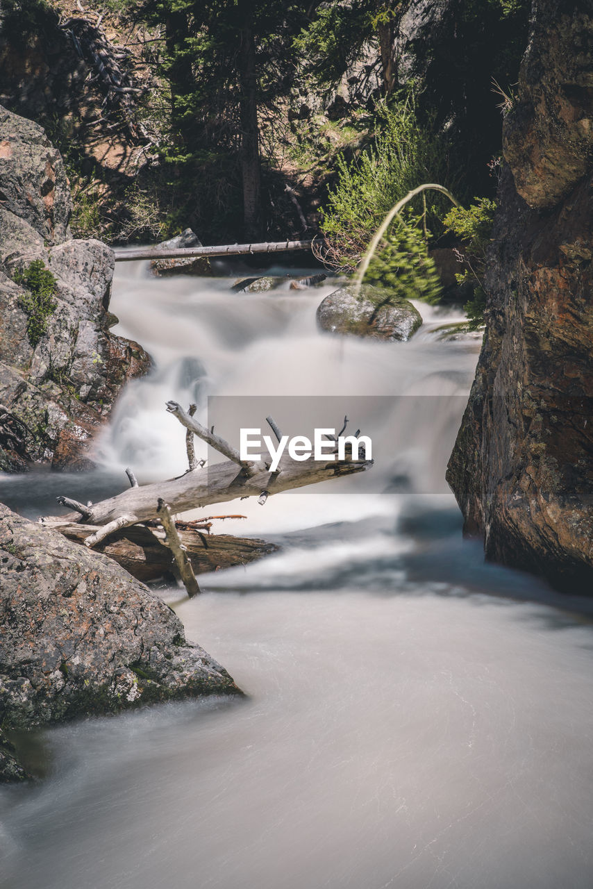 Waterfalls, waterfall, water, colorado, rocky mountain national park.