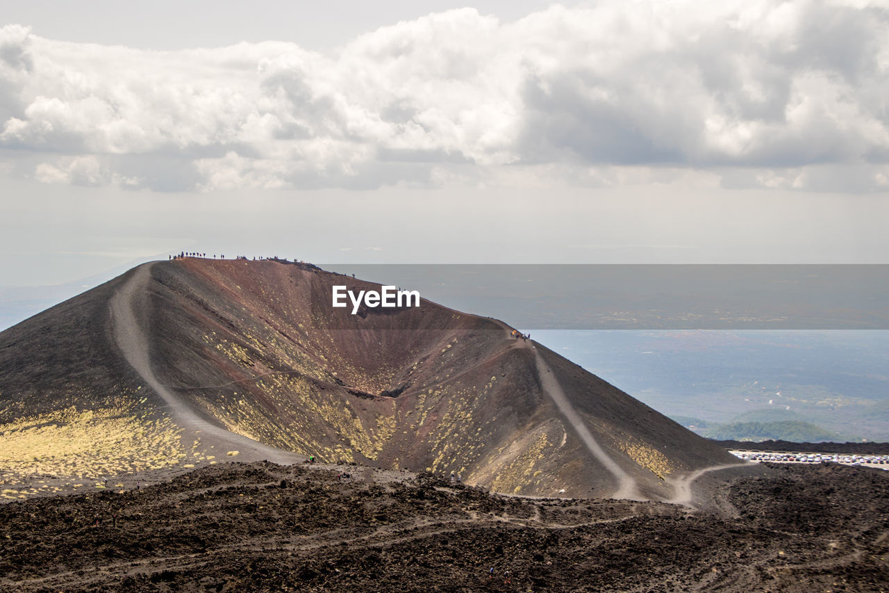 PANORAMIC VIEW OF ARID LANDSCAPE
