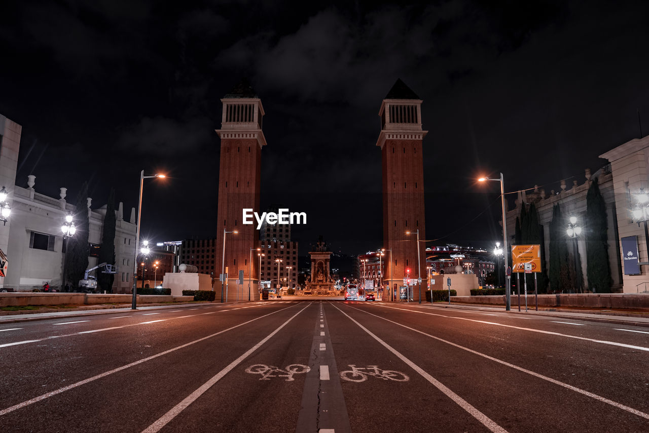 The venetian towers is the popular name for a pair of towers on avinguda de la reina maria cristina