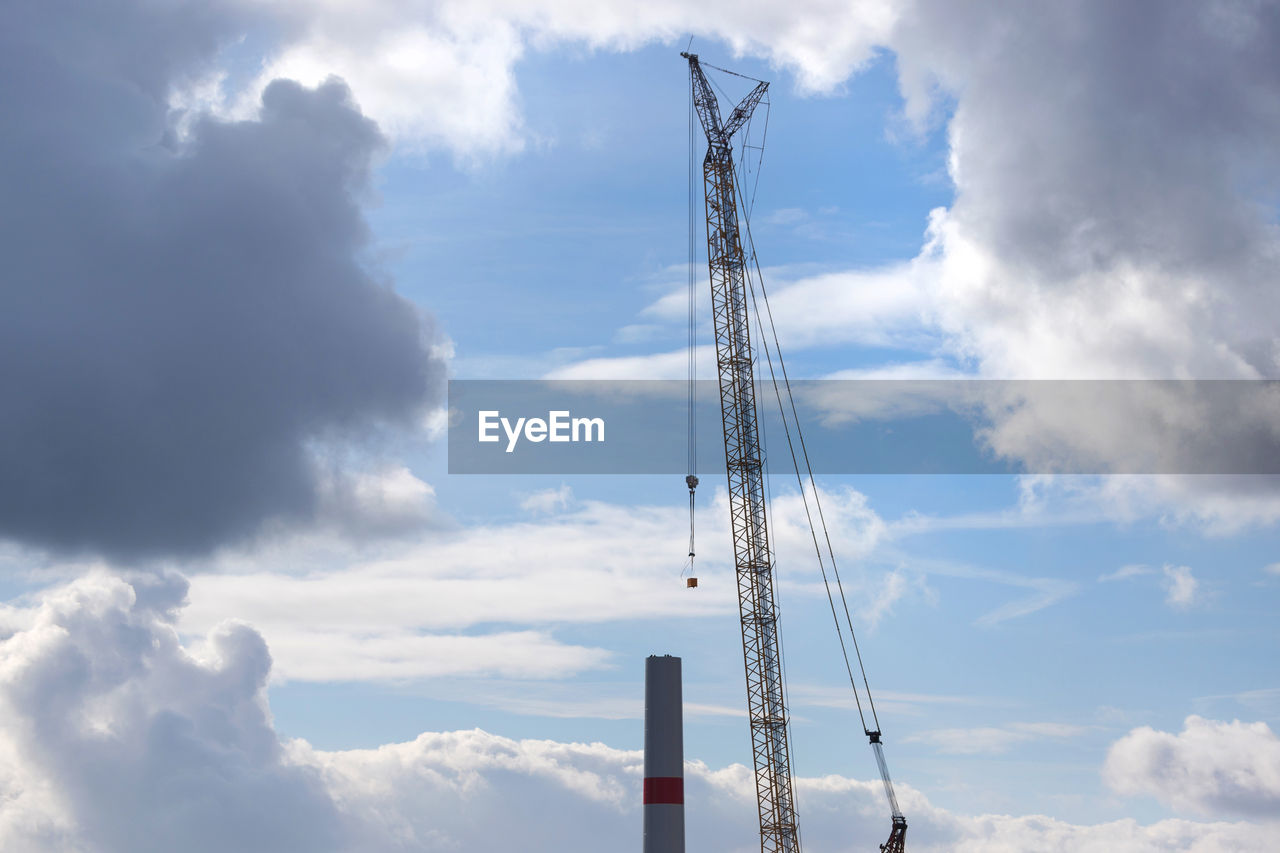 LOW ANGLE VIEW OF COMMUNICATIONS TOWER