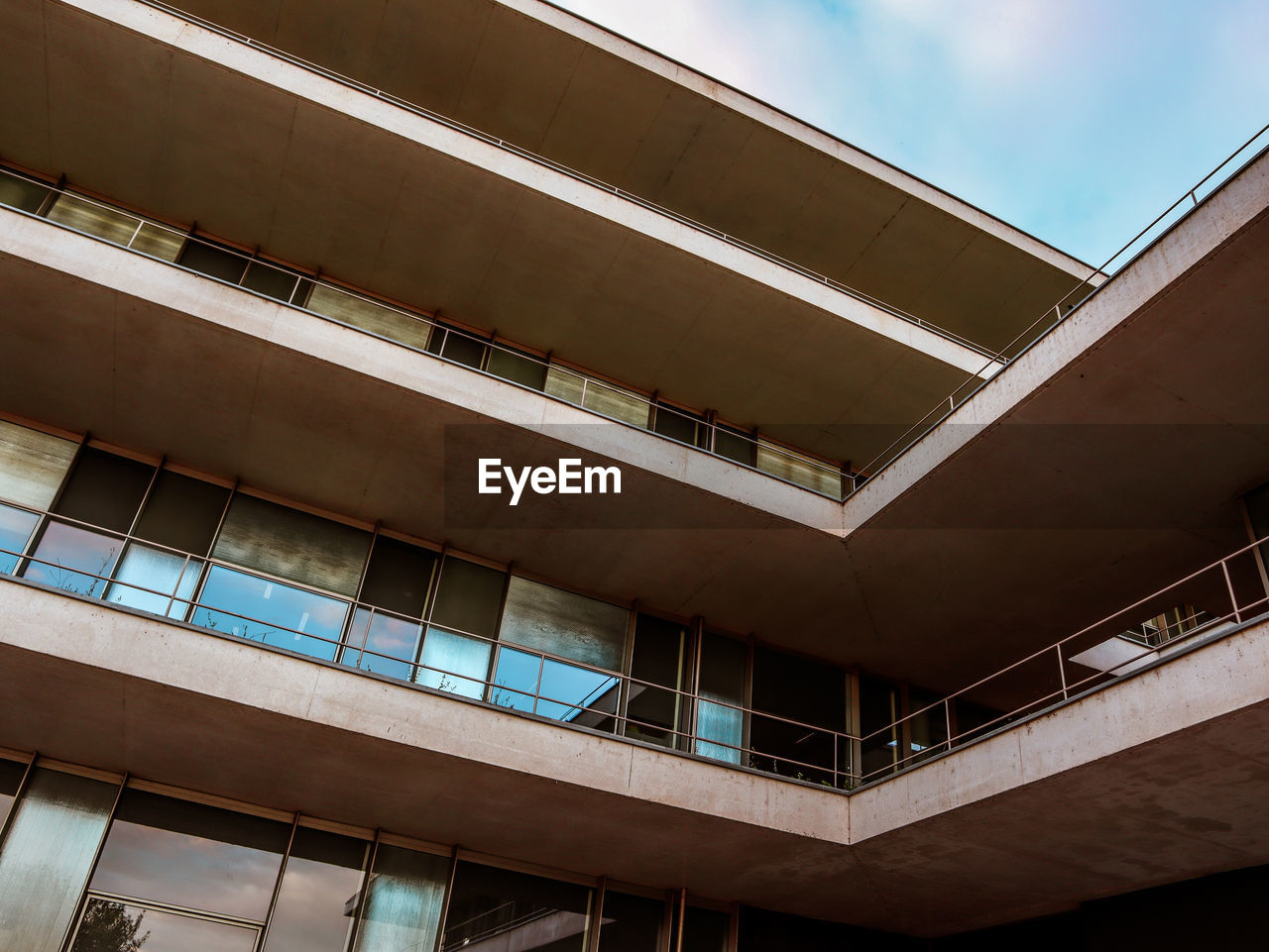 Low angle view of building against sky