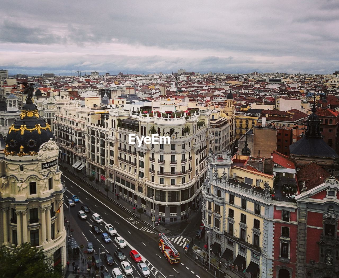 Aerial view of cityscape