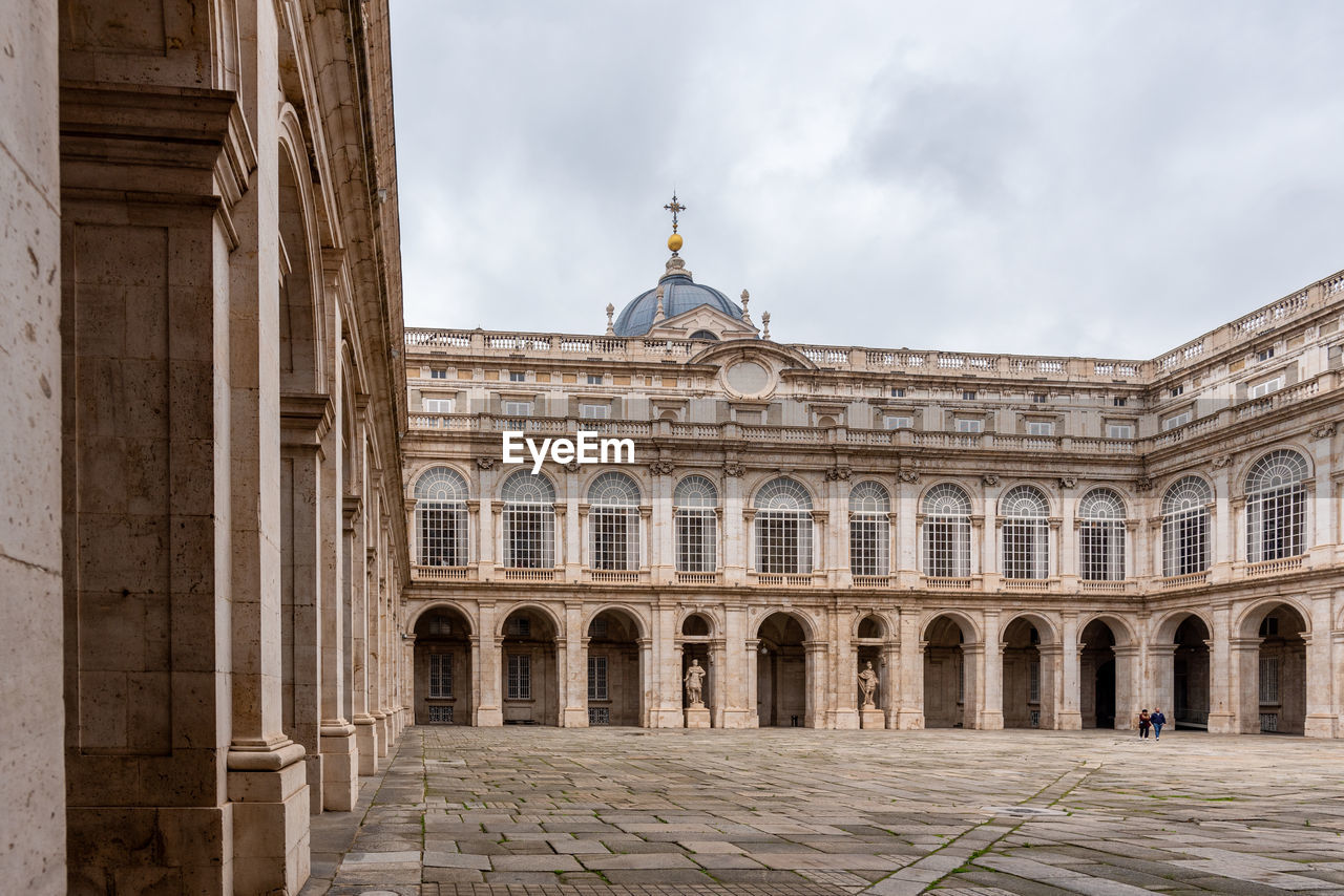 low angle view of historic building