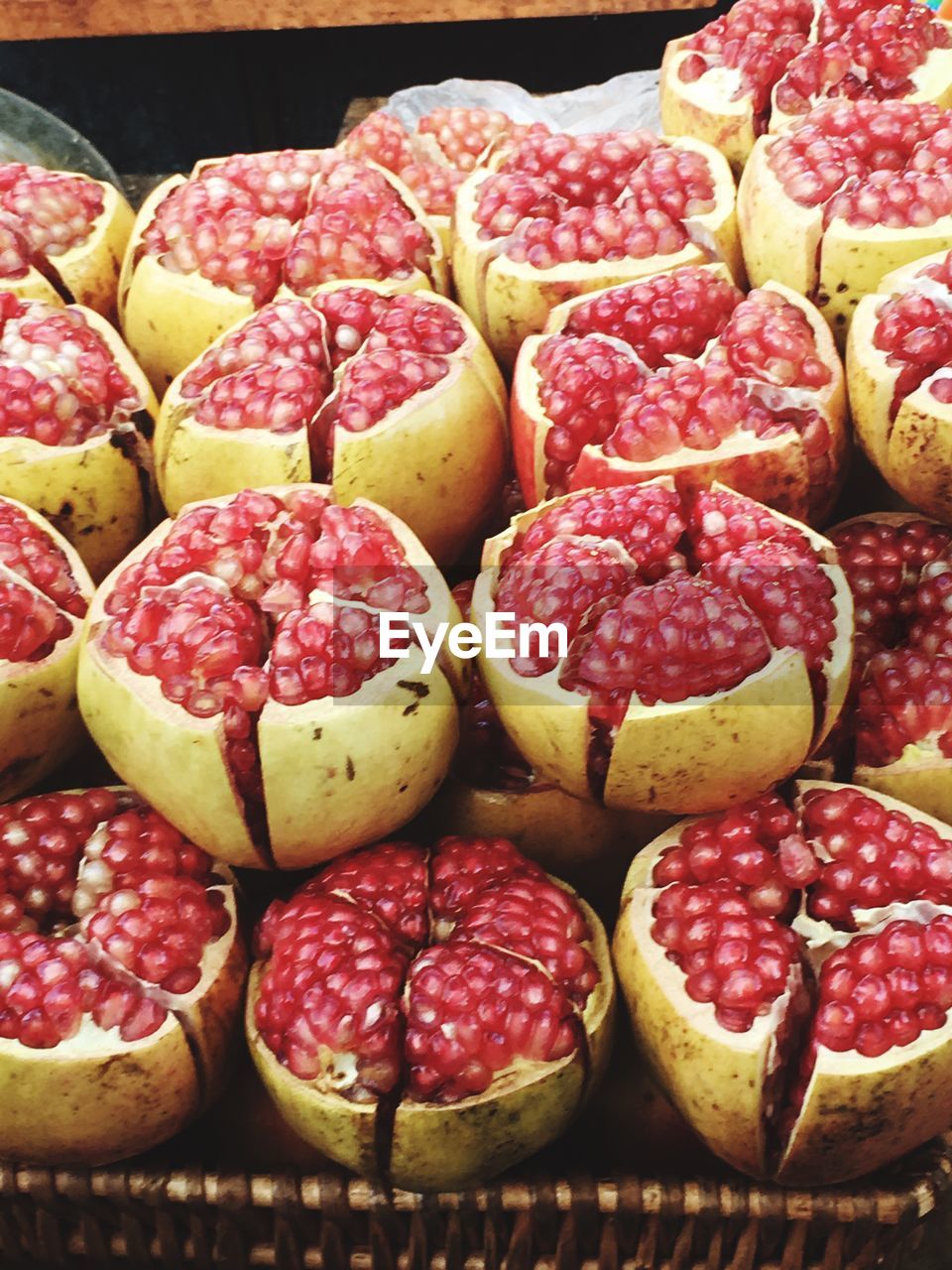 Close-up of strawberries for sale