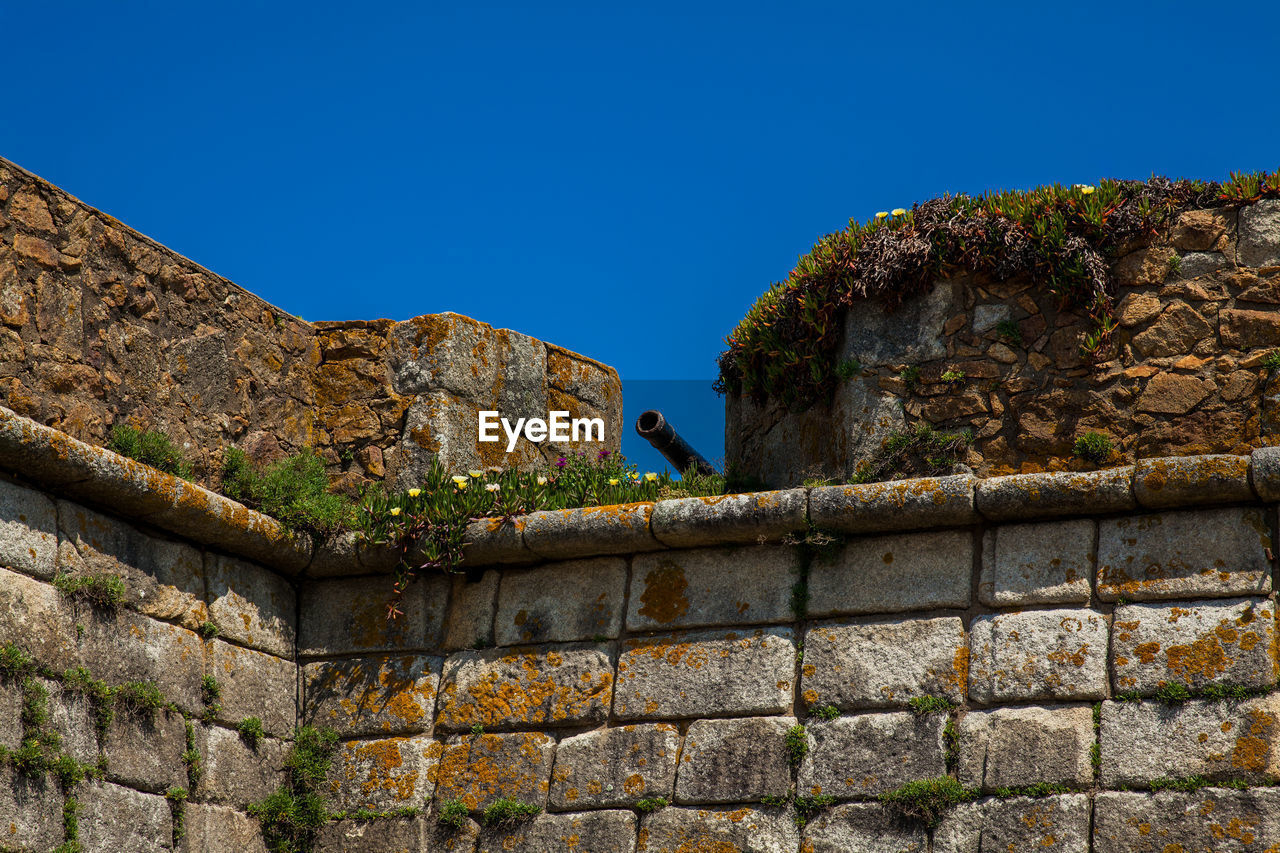 Historical fort of sao francisco do queijo built on the 6th century at porto city in portugal