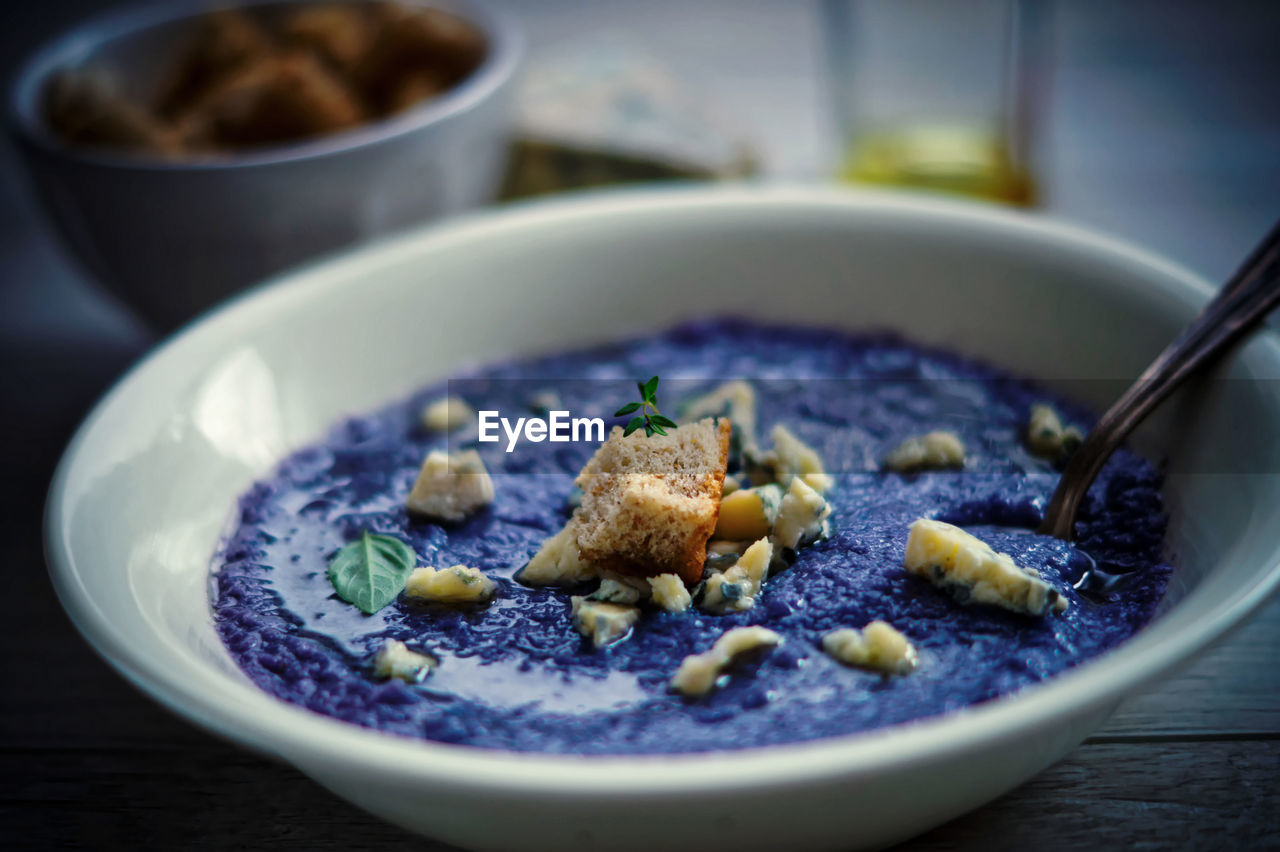 Close-up of food served in bowl