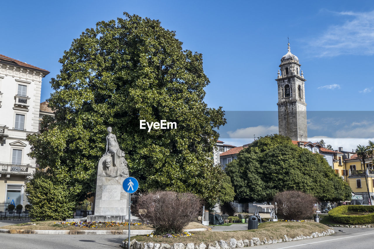 Central square of pallanza