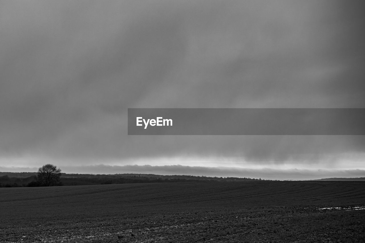 SCENIC VIEW OF FARM AGAINST SKY