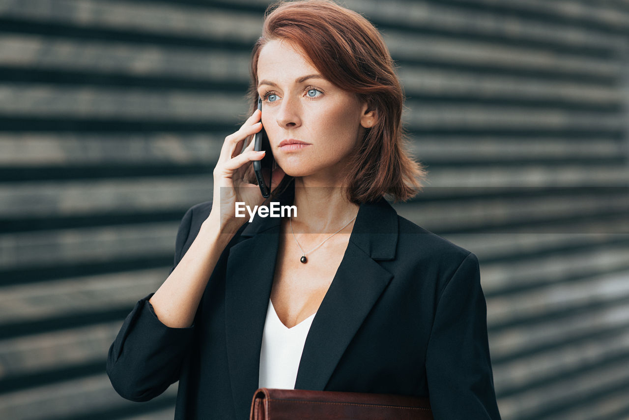 young woman looking away