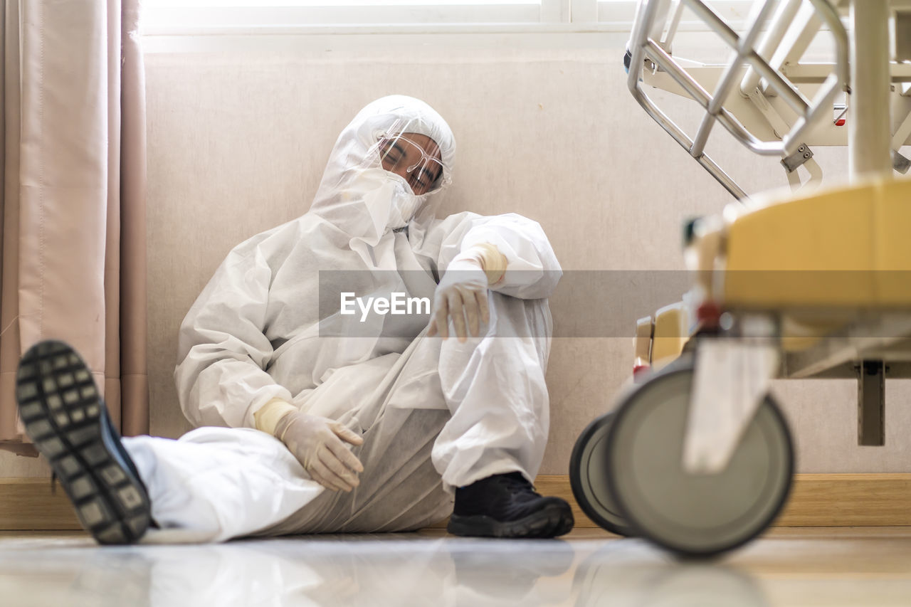 Portrait of people working in kitchen