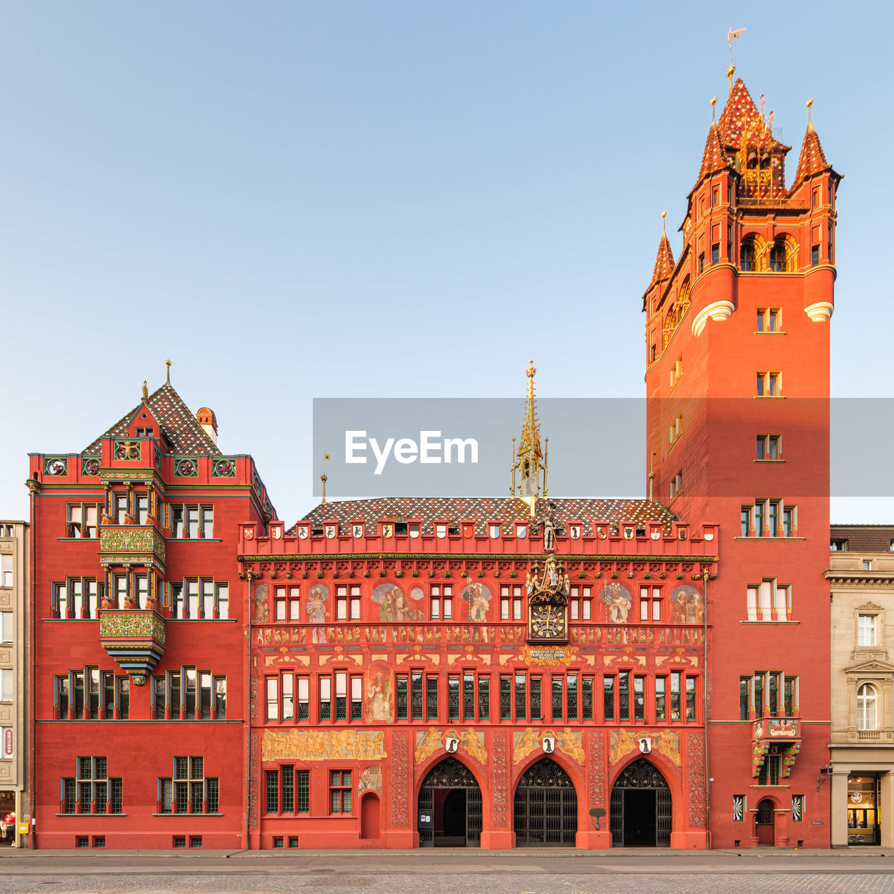 View of building against clear sky