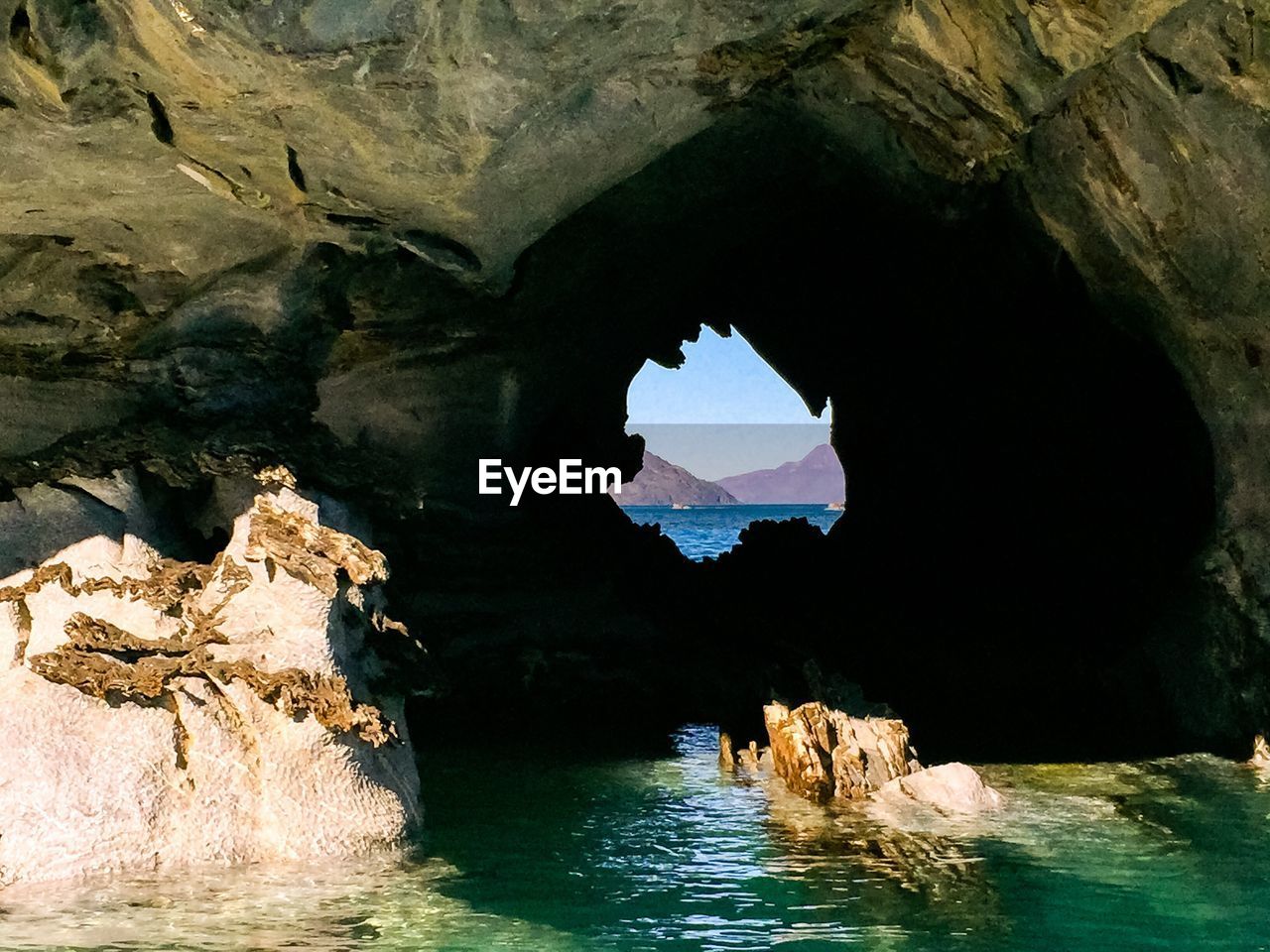 Scenic view of cave
