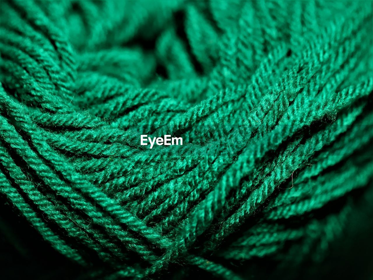 Full frame shot of green rope