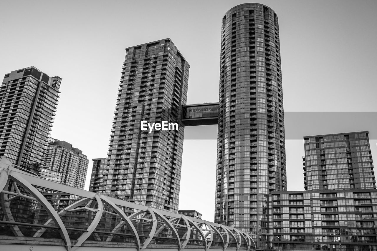 Low angle view of buildings against sky