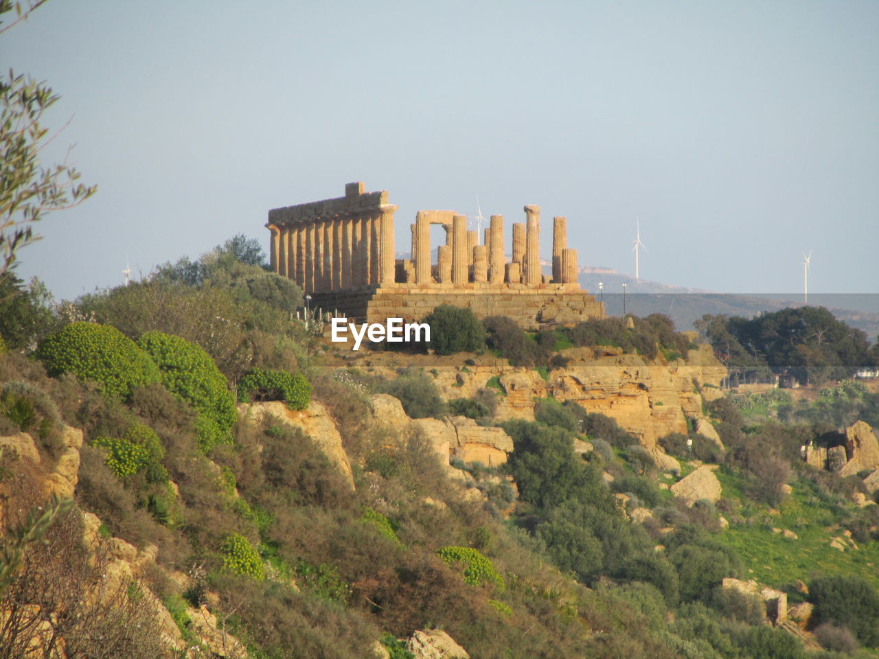 Old ruins against sky