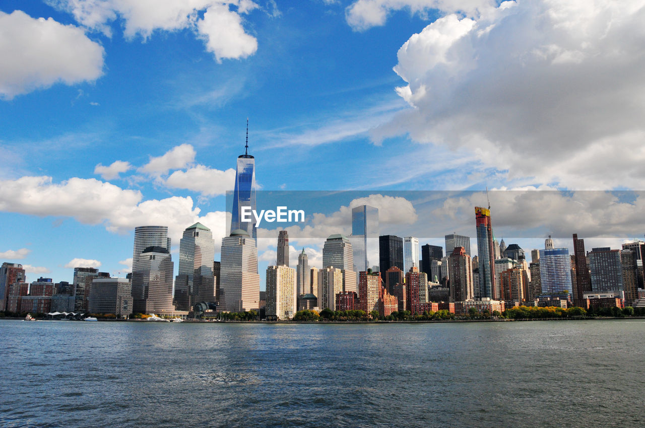 Panoramic photo of manhattan, new york city, usa