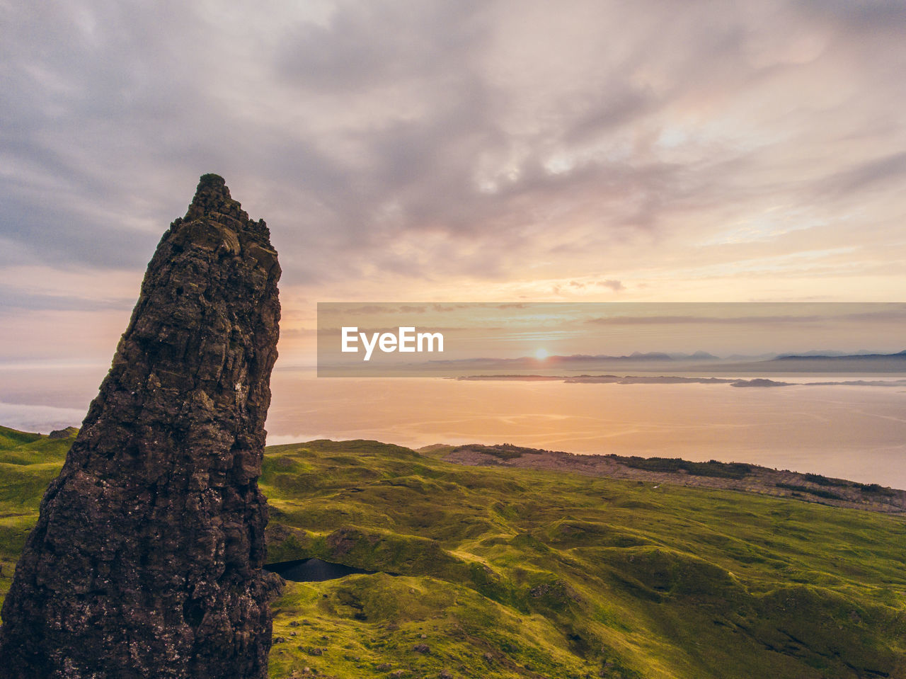 SCENIC VIEW OF LANDSCAPE DURING SUNSET
