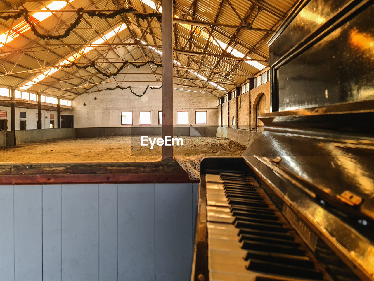 Piano in manege