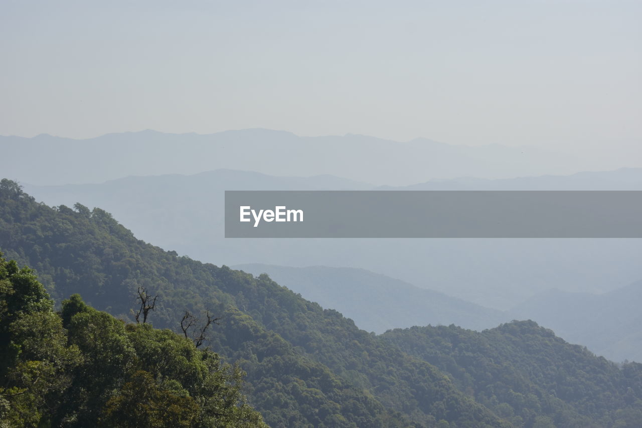 MOUNTAIN RANGE AGAINST SKY