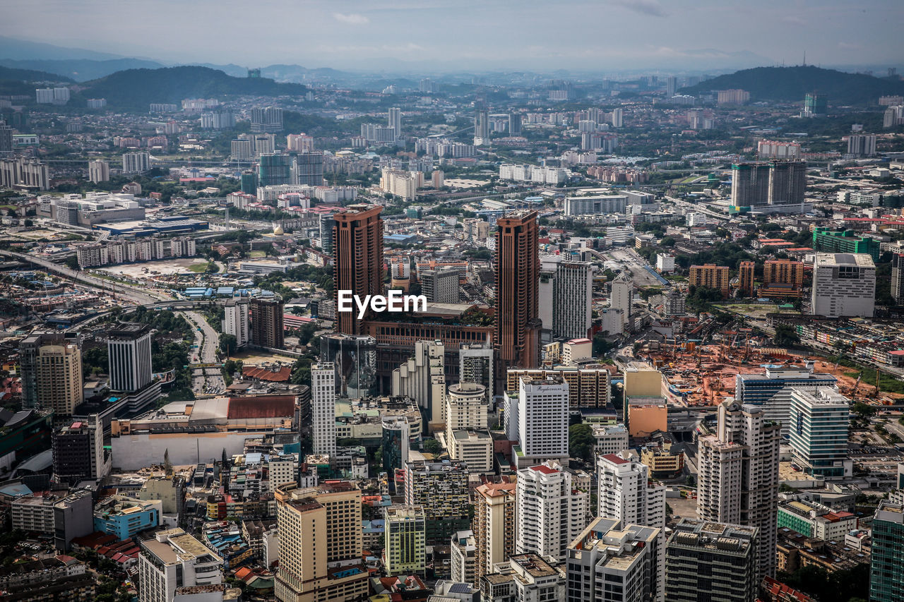 Aerial view of cityscape