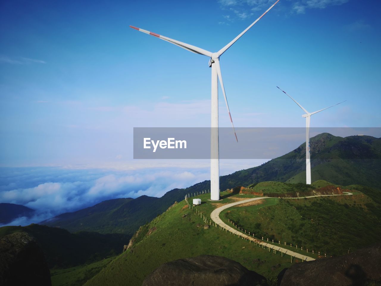 WIND TURBINES ON LAND