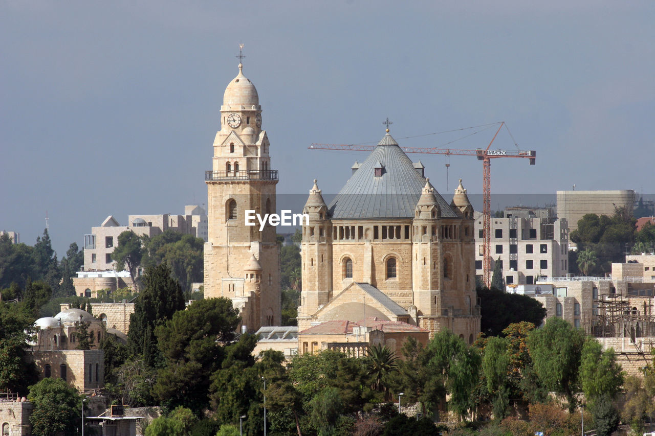 Church of dormition on mount zion, jerusalem