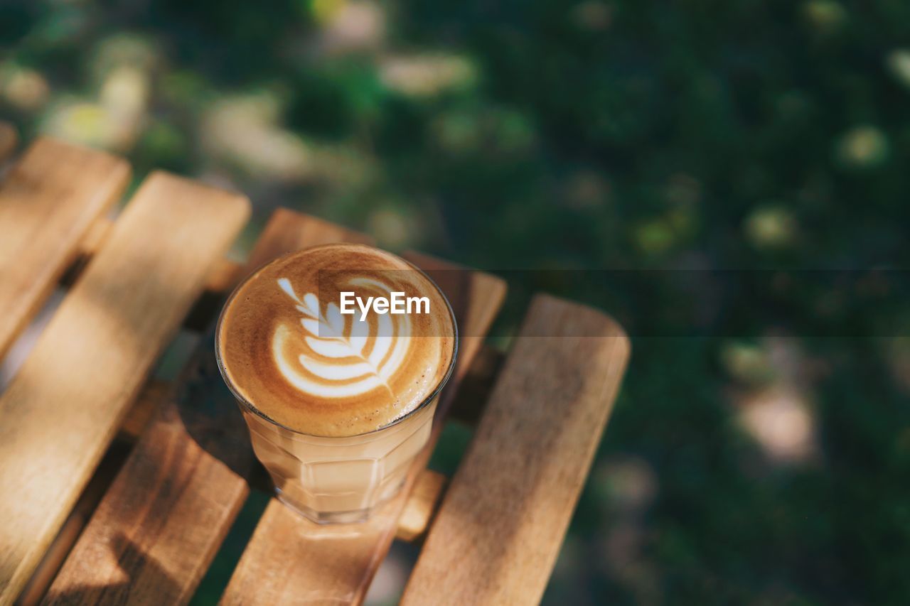 Close-up of coffee on table