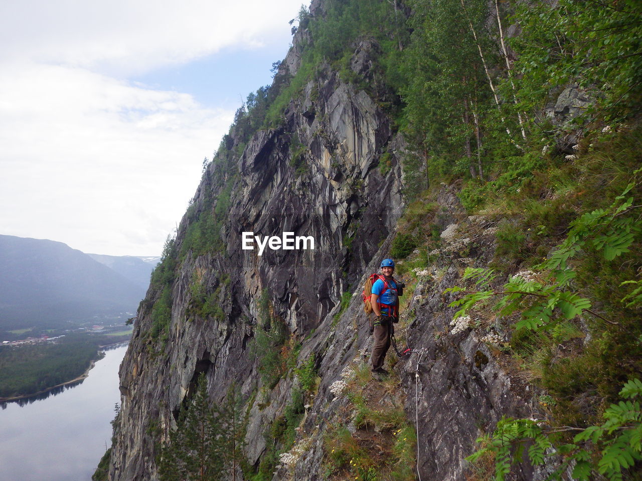 Man climbing