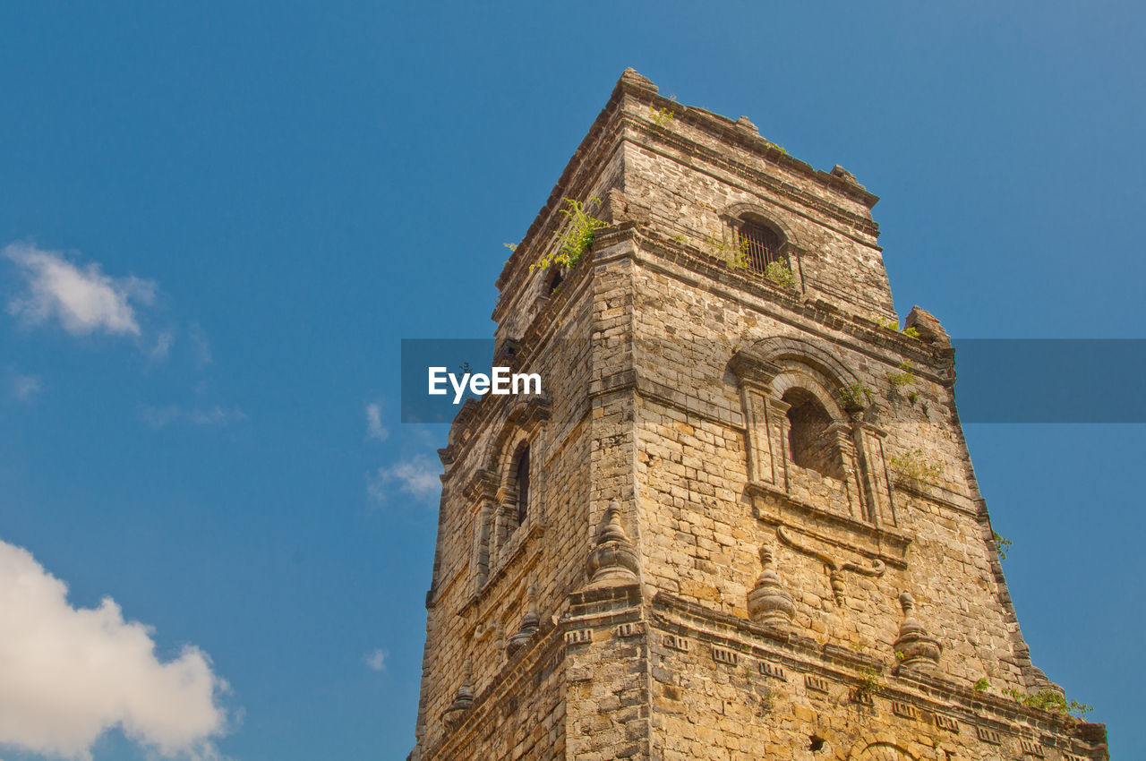 Low angle view of historical building against sky