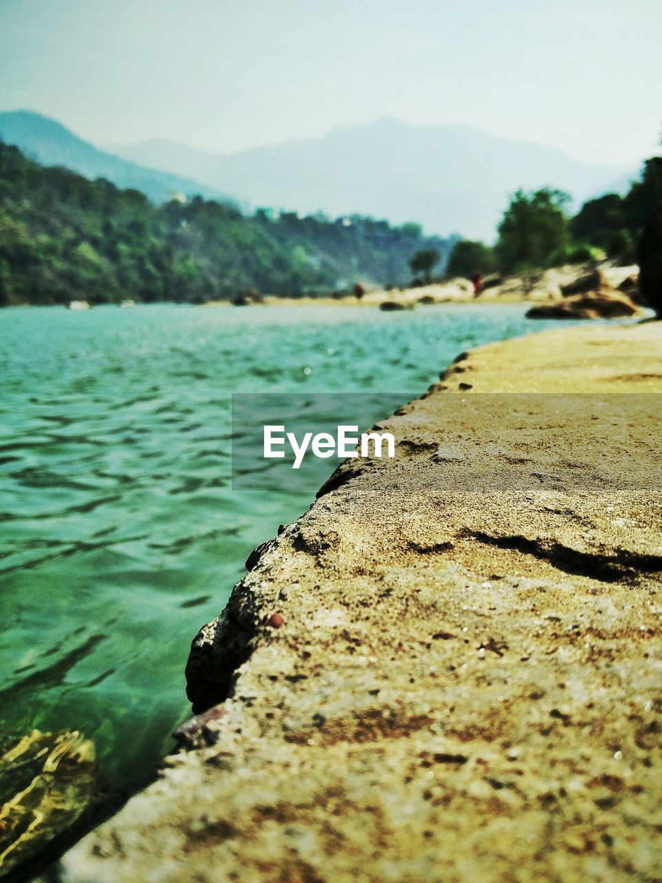 Scenic view of river against sky