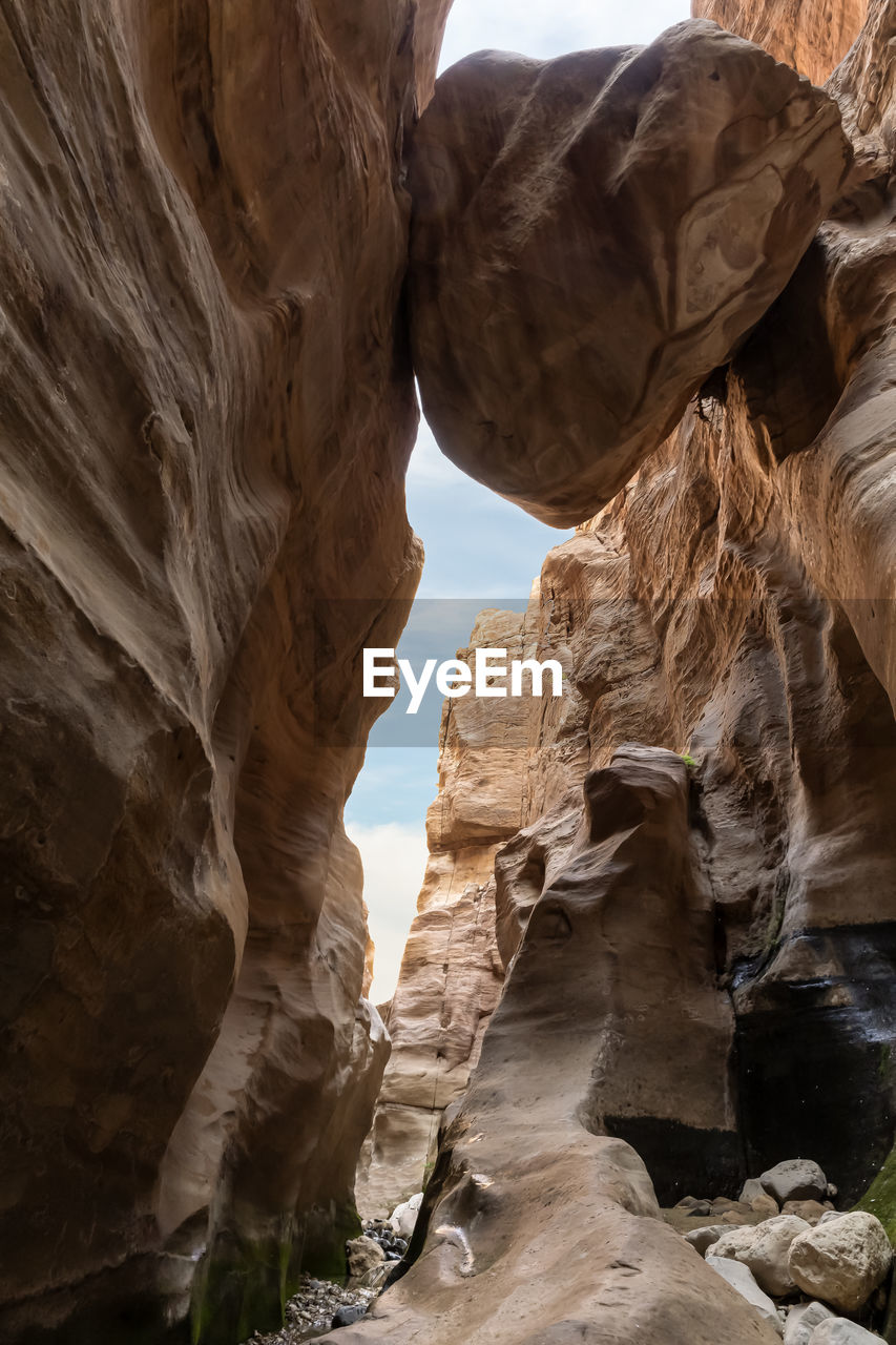 rock formations in cave