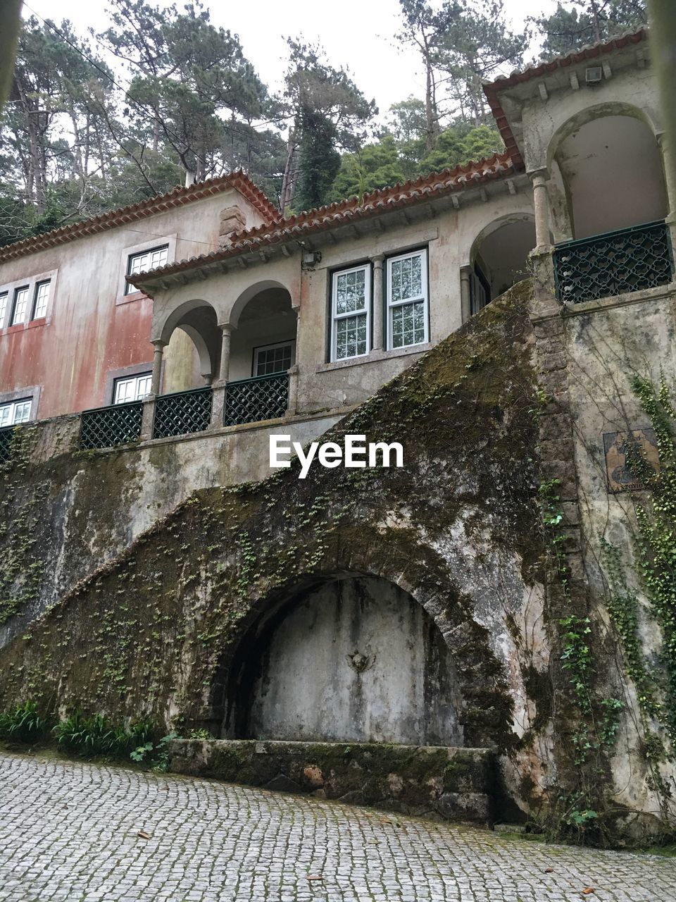 Low angle view of old building