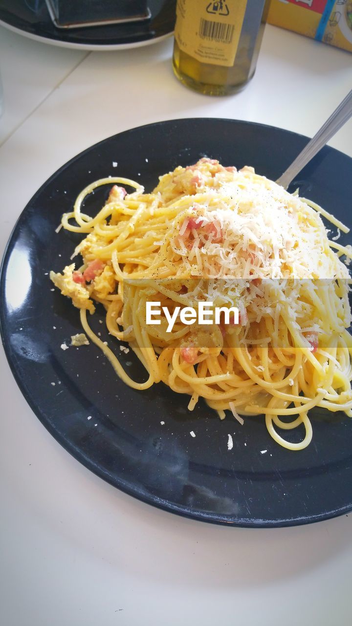 CLOSE-UP OF FOOD ON TABLE