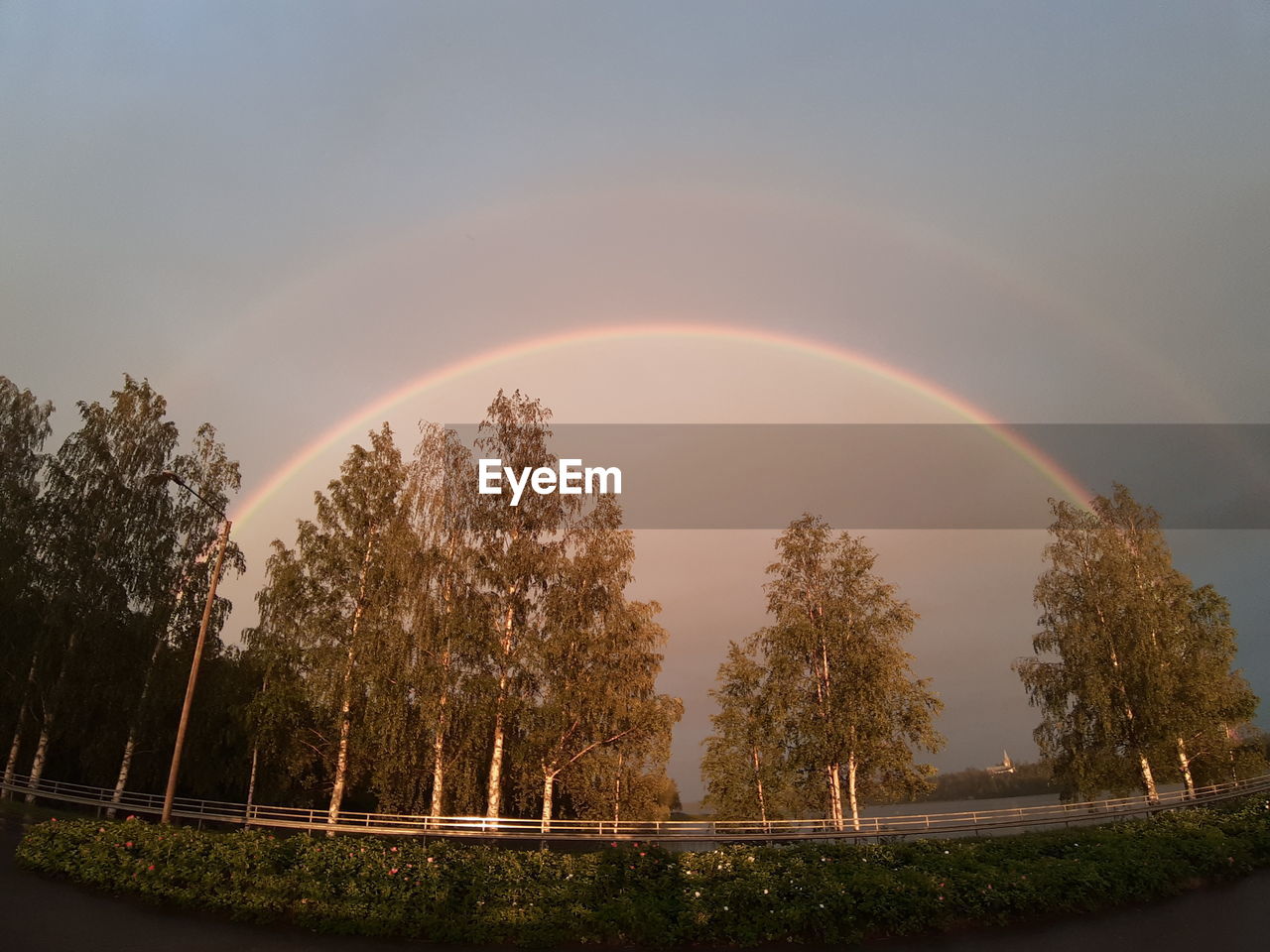 SCENIC VIEW OF RAINBOW AGAINST SKY