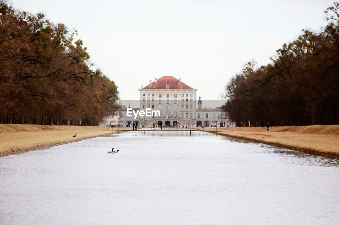 BUILDINGS IN WINTER