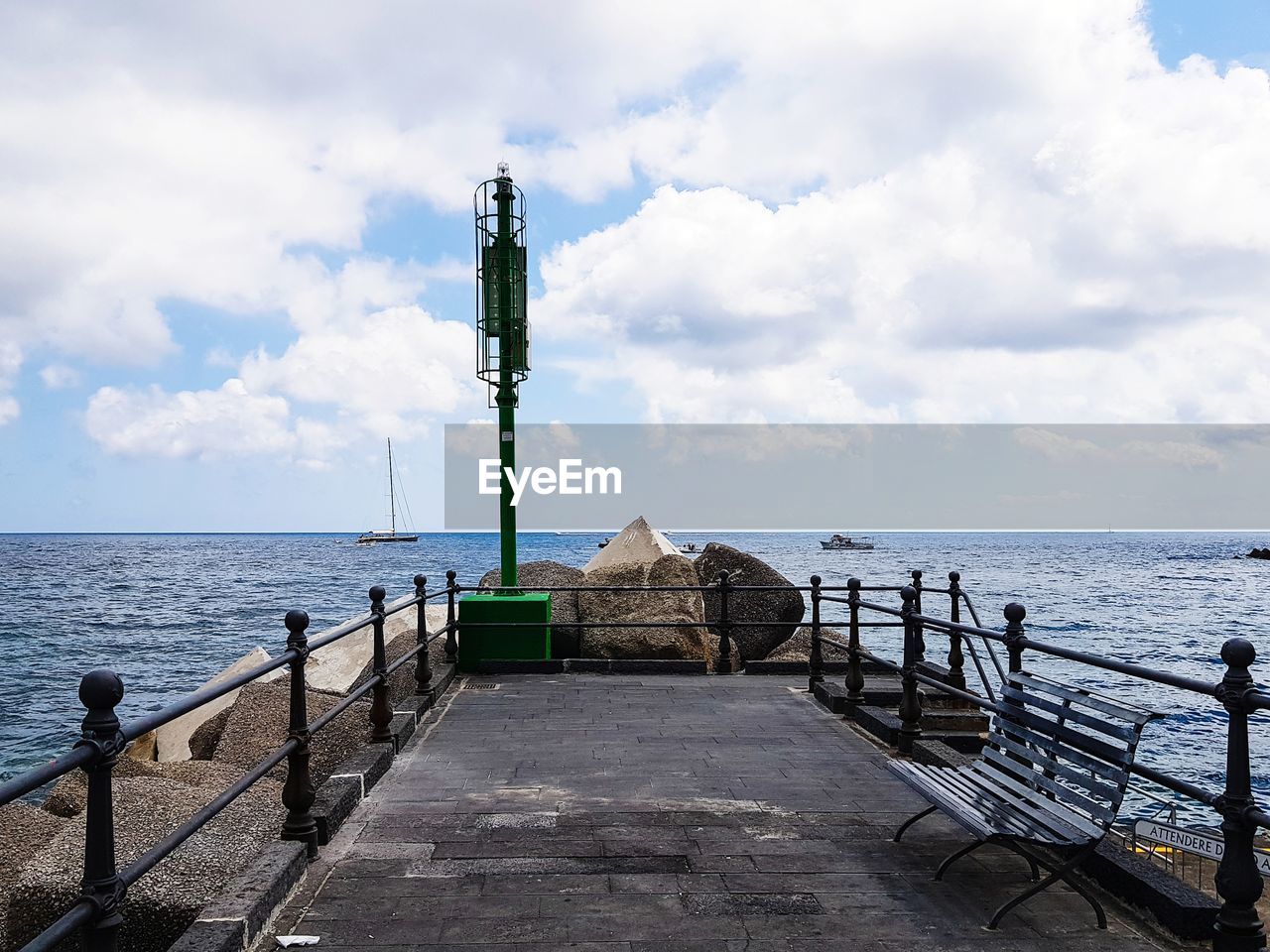 SCENIC VIEW OF PIER BY SEA AGAINST SKY