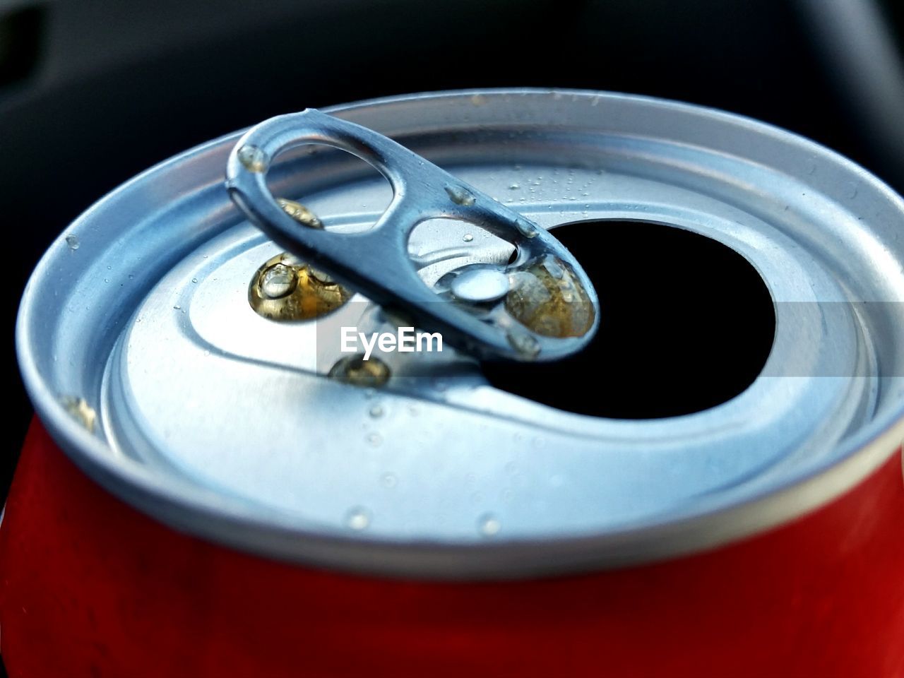 Close-up of drink can