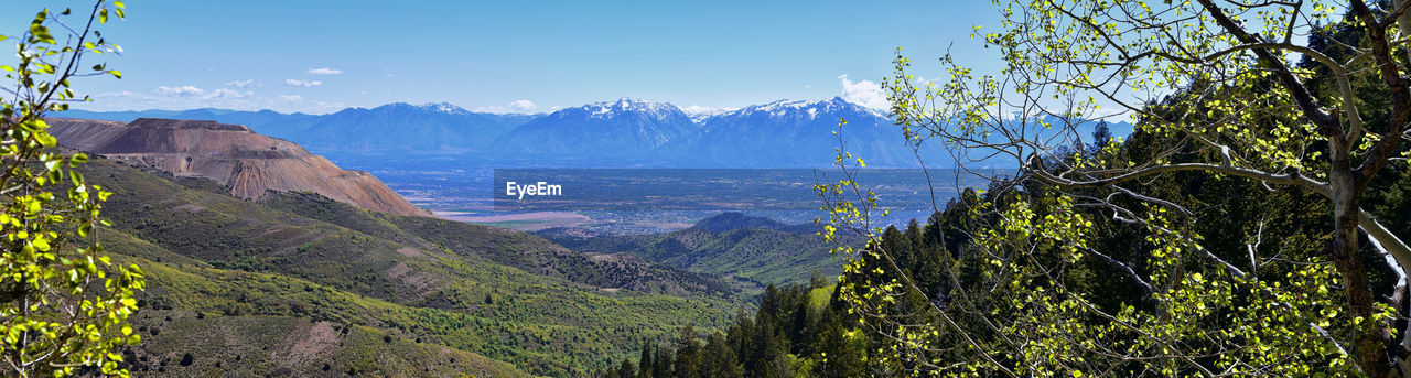 Rocky mountain wasatch front butterfield canyon oquirrh mountains utah, united states.