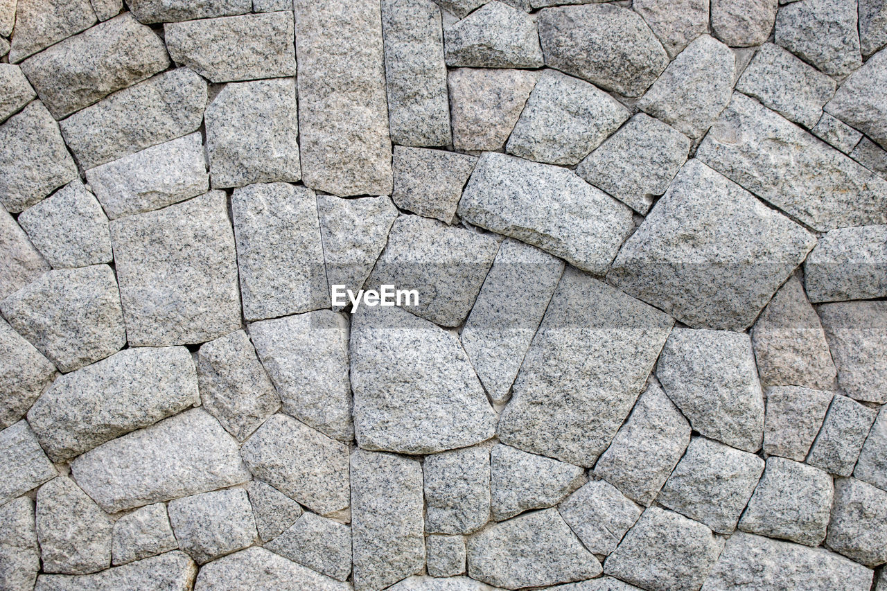 Close-up of stone wall