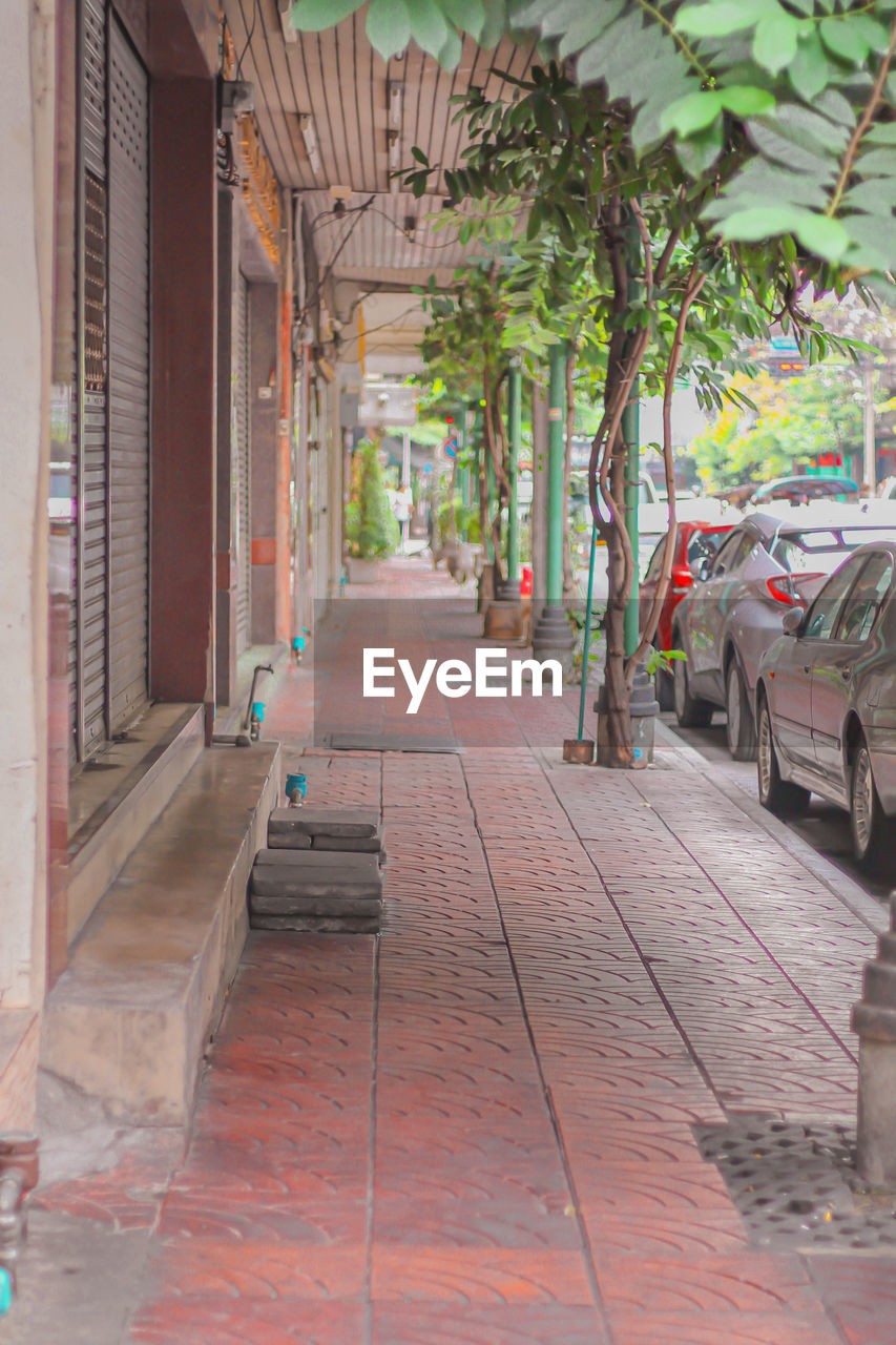 STREET AMIDST BUILDINGS